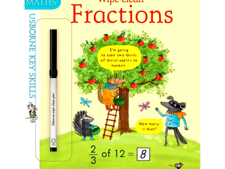 Usborne Wipe Clean Fractions Age 8-9 Supply