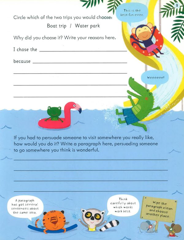 Usborne Wipe Clean Writing Skills Age 6-7 Supply