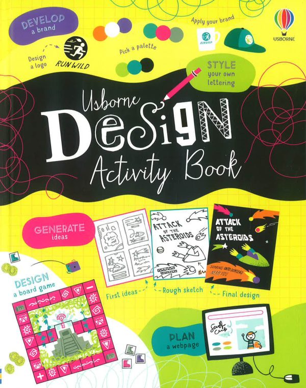 Usborne Design Activity Book Fashion